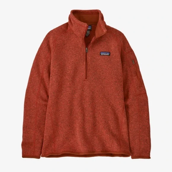 Patagonia Better Sweater 1/4-Zip Fleece in Pimento Red - Picture 3 of 13